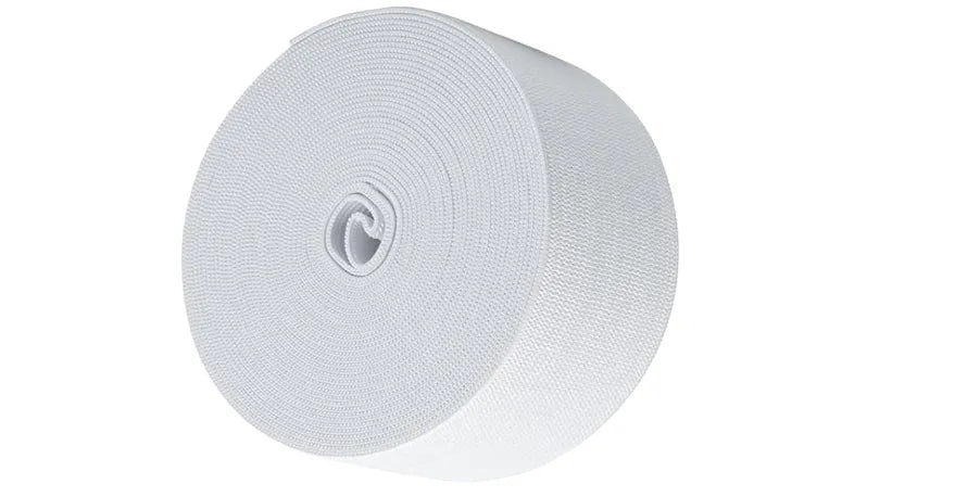Premium Flat Woven Sewing Elastic - Black & White