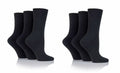 Ladies Diabetic Gentle-Grip Socks in Black