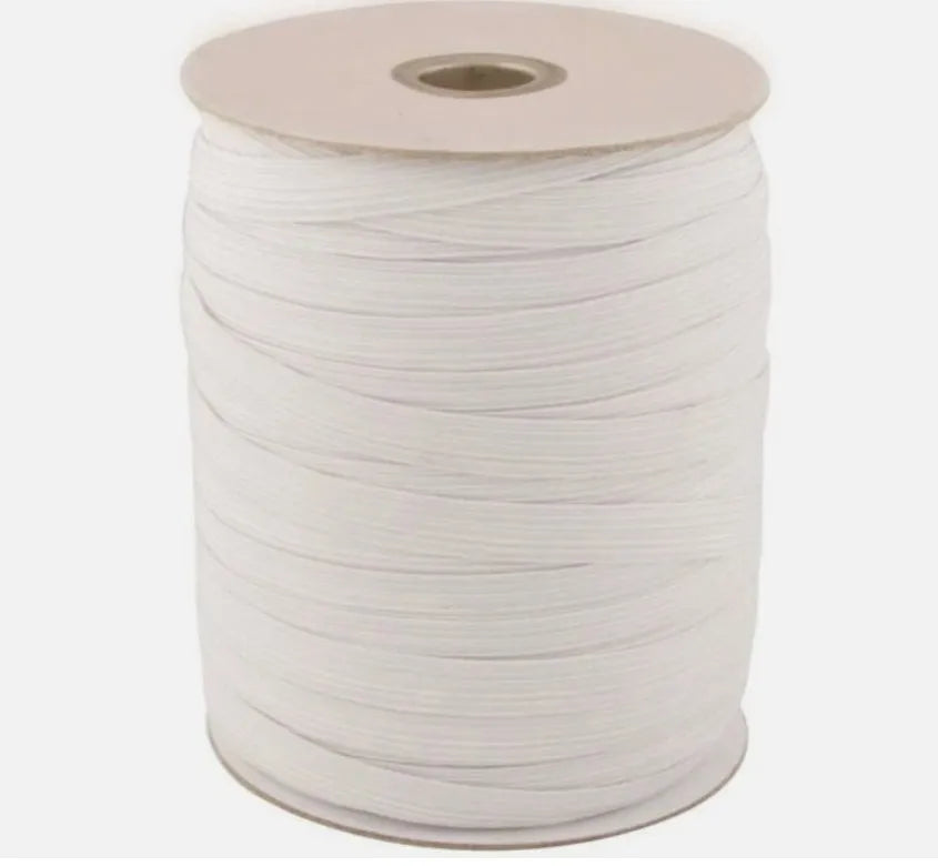 Premium Flat Woven Sewing Elastic - Black & White